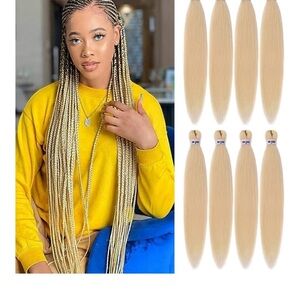 Braiding Hair 26 Inch, Synthetic Crochet Hair Extensions (#613)